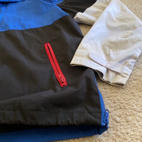 Forever 21 Red White Blue Pattern Windbreaker Jacket - Picture 6 of 15